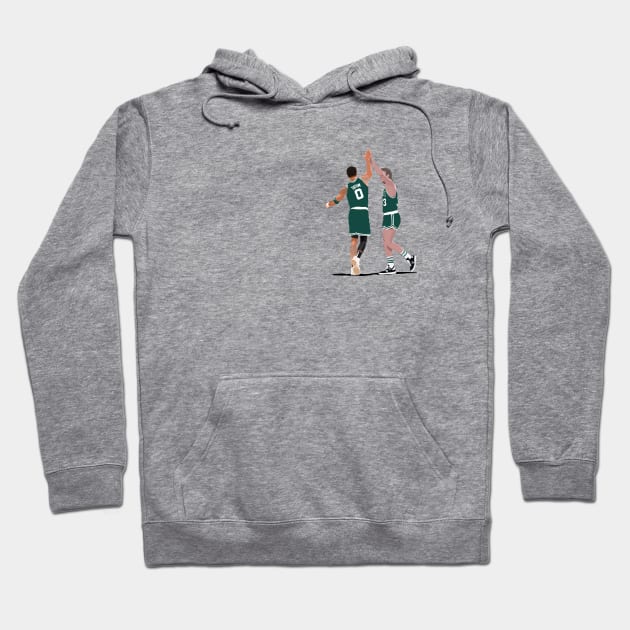 Celtics Past and Present Hoodie by dbl_drbbl